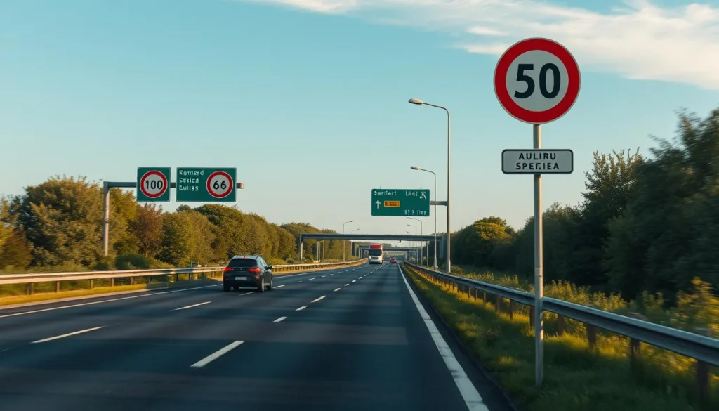 Verkehrsregeln Belgien Autobahn