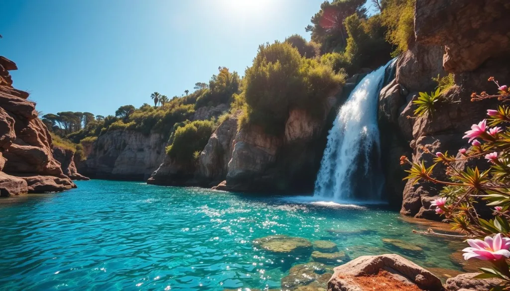 Wasserfall Naturerlebnis Mallorca