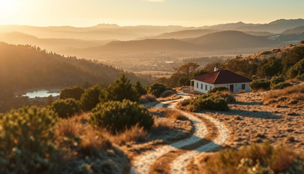 Algarve Winterlandschaft