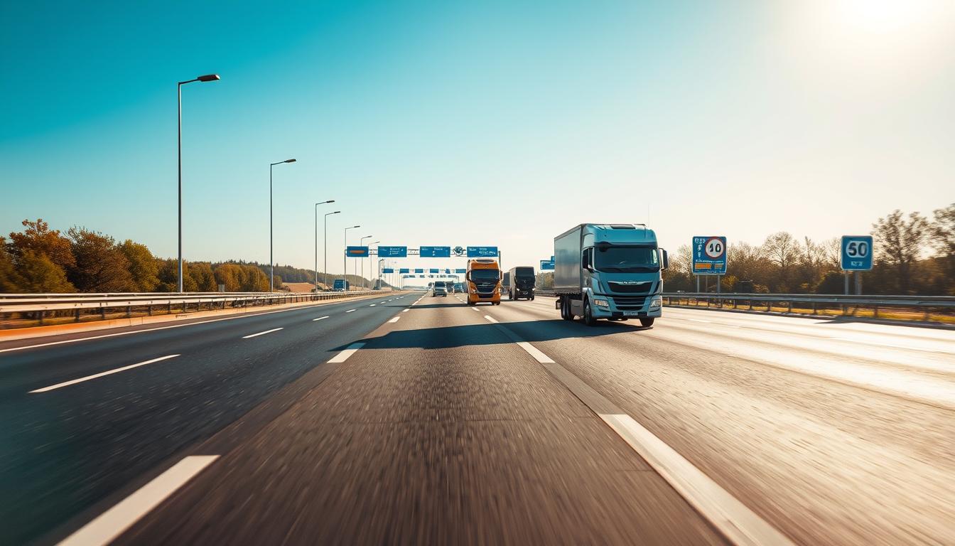 Elegantes Belgien Autobahn Geschwindigkeit Fotosnull