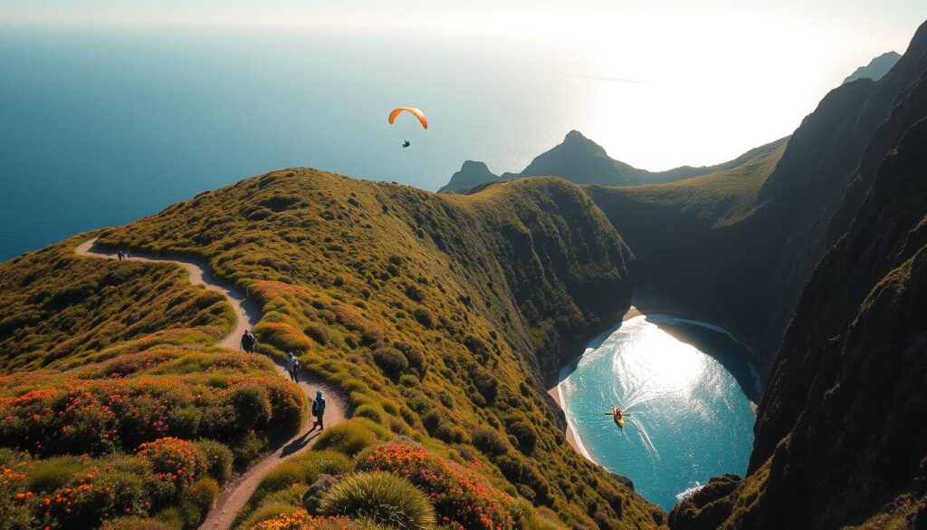 Outdoor-Aktivitäten auf Madeira im Januar