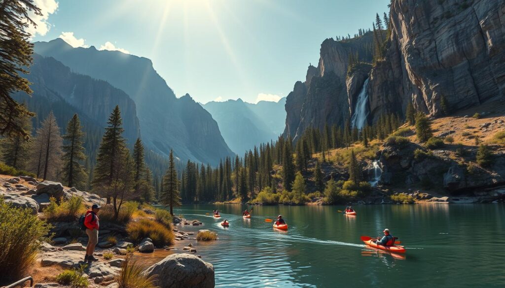 Outdoor-Aktivitäten in amerikanischen Naturparks