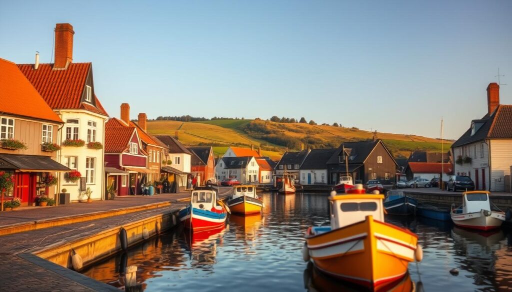 Fährhafen Bork Landschaft