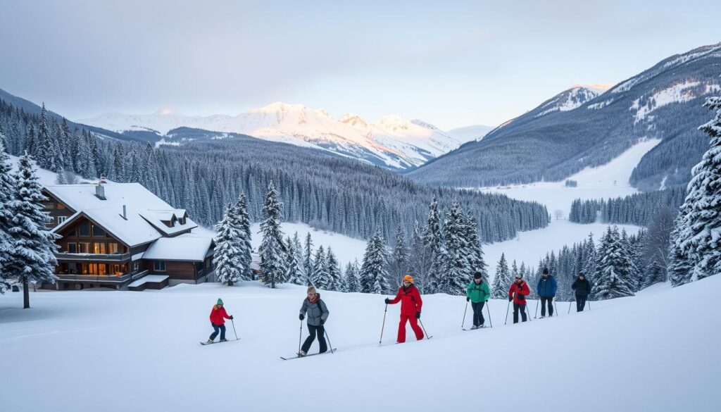 Winteraktivitäten in Berghotels