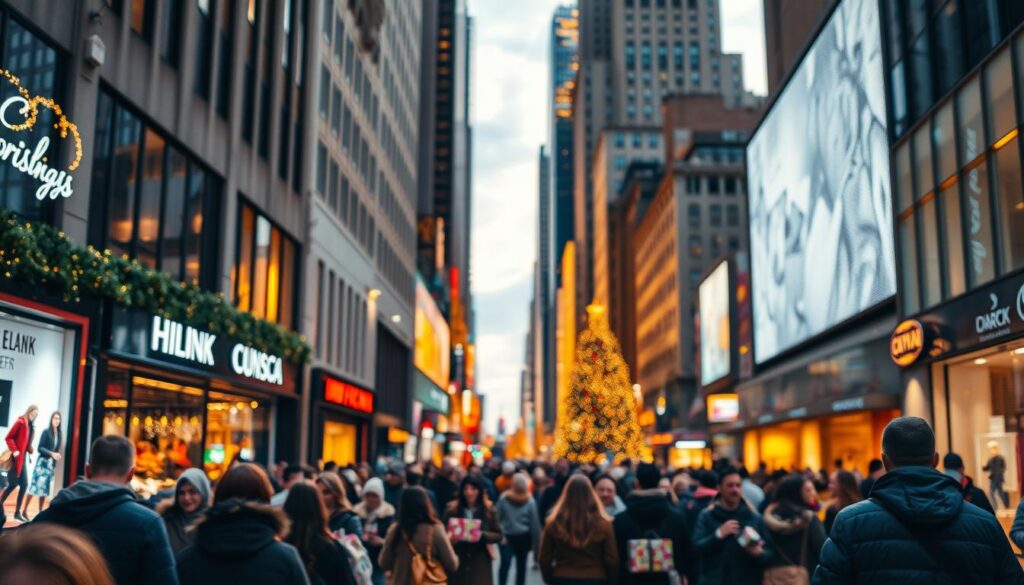 Christmas Shopping New York