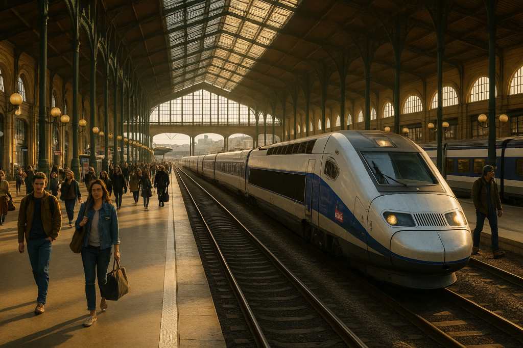 Anreise nach Paris mit der Bahn