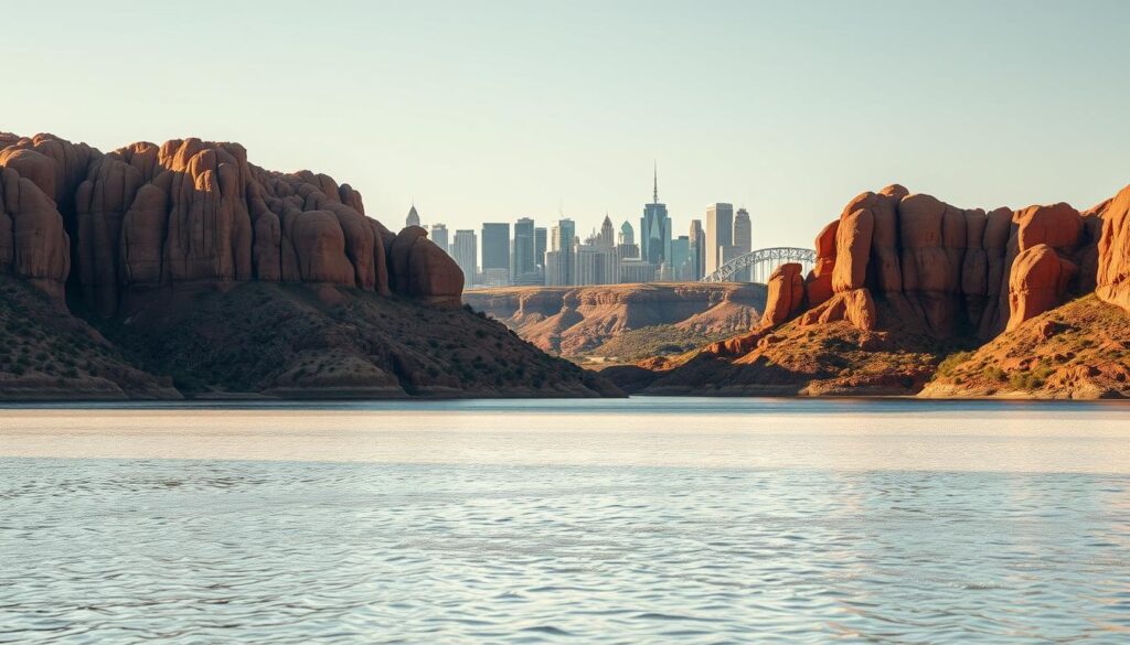 Australische Landschaften und Städte Australische Landschaften und Städte