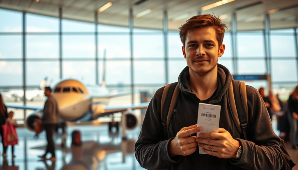 Das erste Mal fliegen