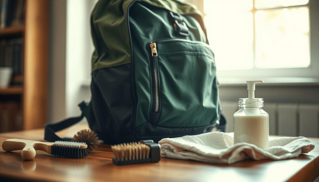 Rucksack Pflege und Wartung