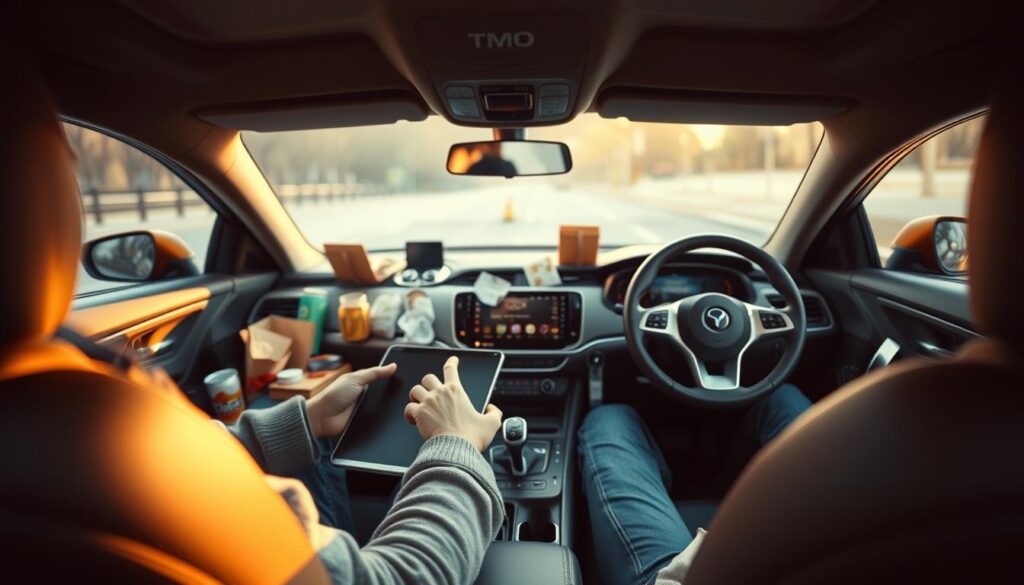 Was kann man im Auto machen