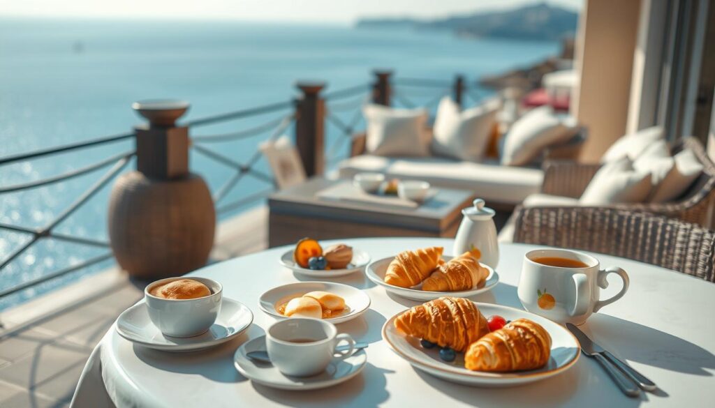 Frühstück mit Meerblick Terrasse