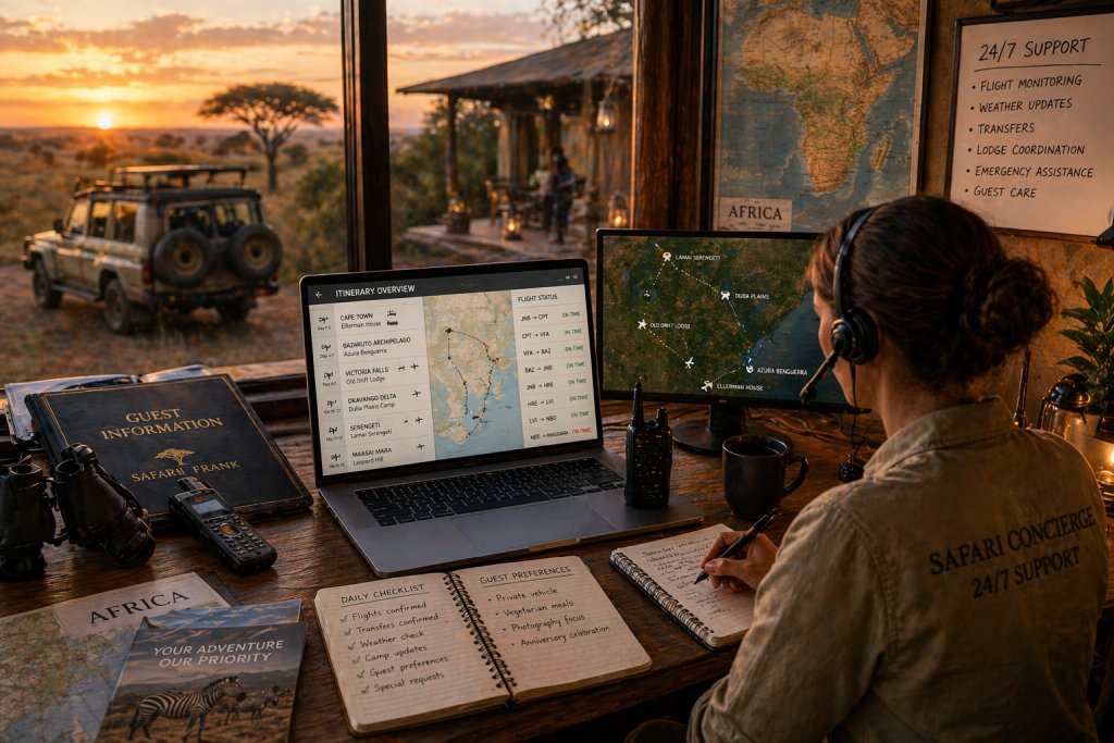 Hinter den Kulissen des Safari-Concierge