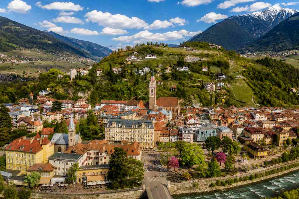 Meran bei wechselhaftem Wetter