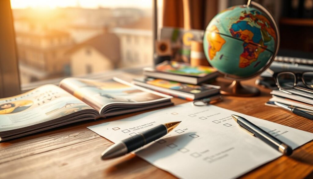 Checkliste für Urlaubsvorbereitung