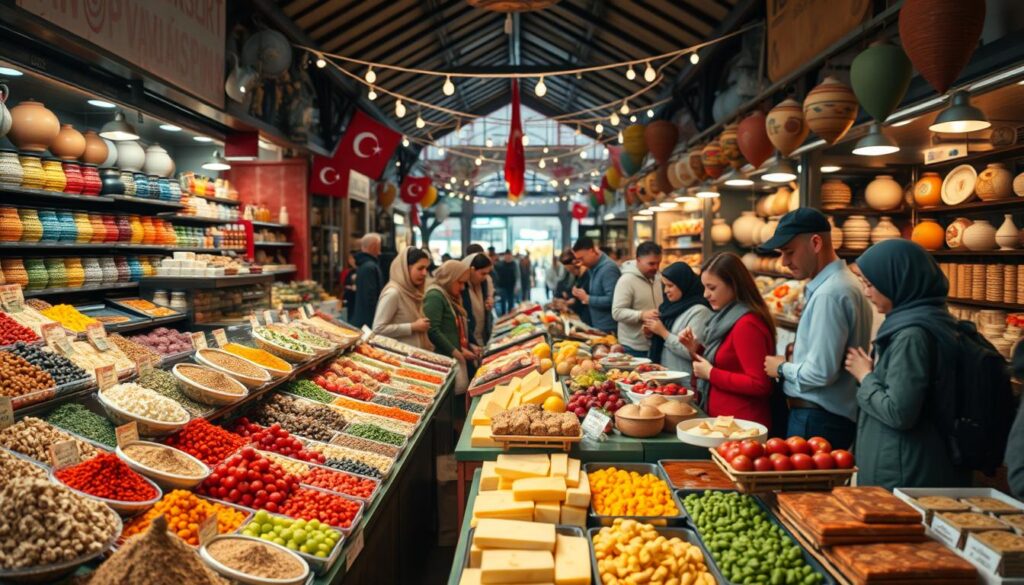 Kulinarische Spezialitäten Markt