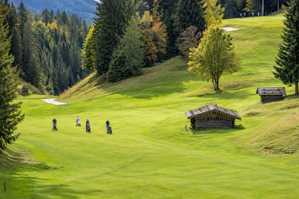 Golfen in den Dolomiten